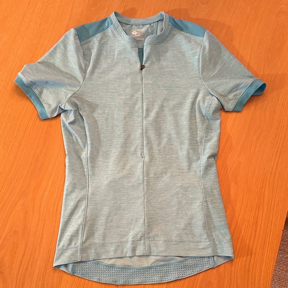 Light Blue Short Sleeve Athletic Top